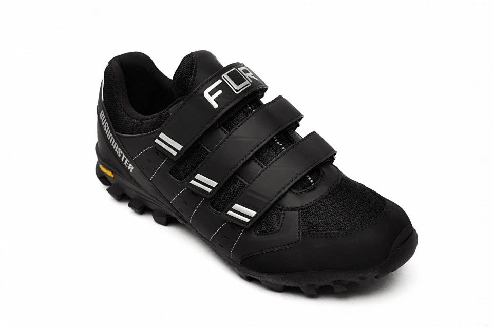 1. Pantofi ciclism FLR Freeride Bushmaster MTB - Negru-Argintiu