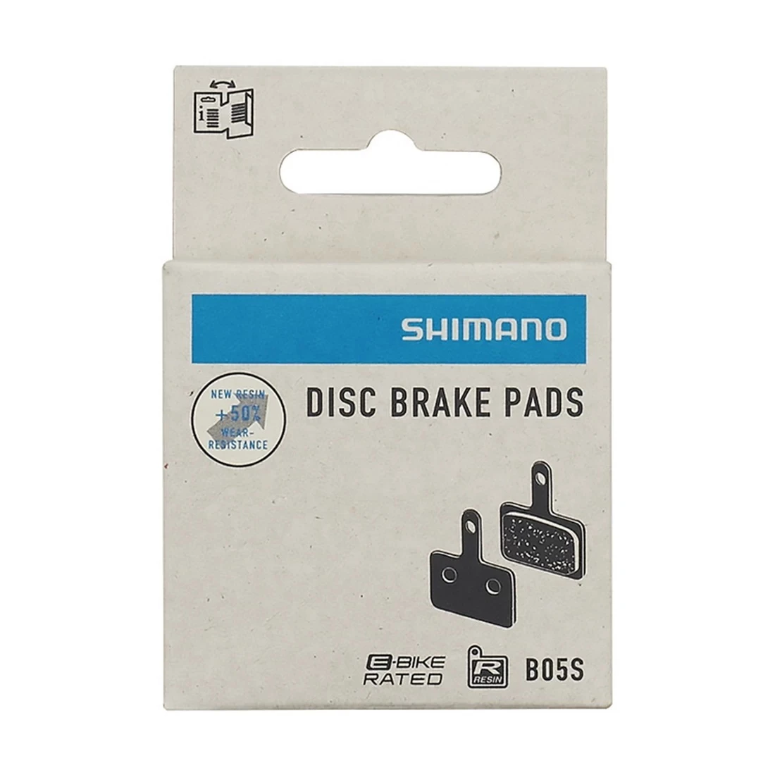 2. Placute de frana Shimano B05S RESIN CU ARC