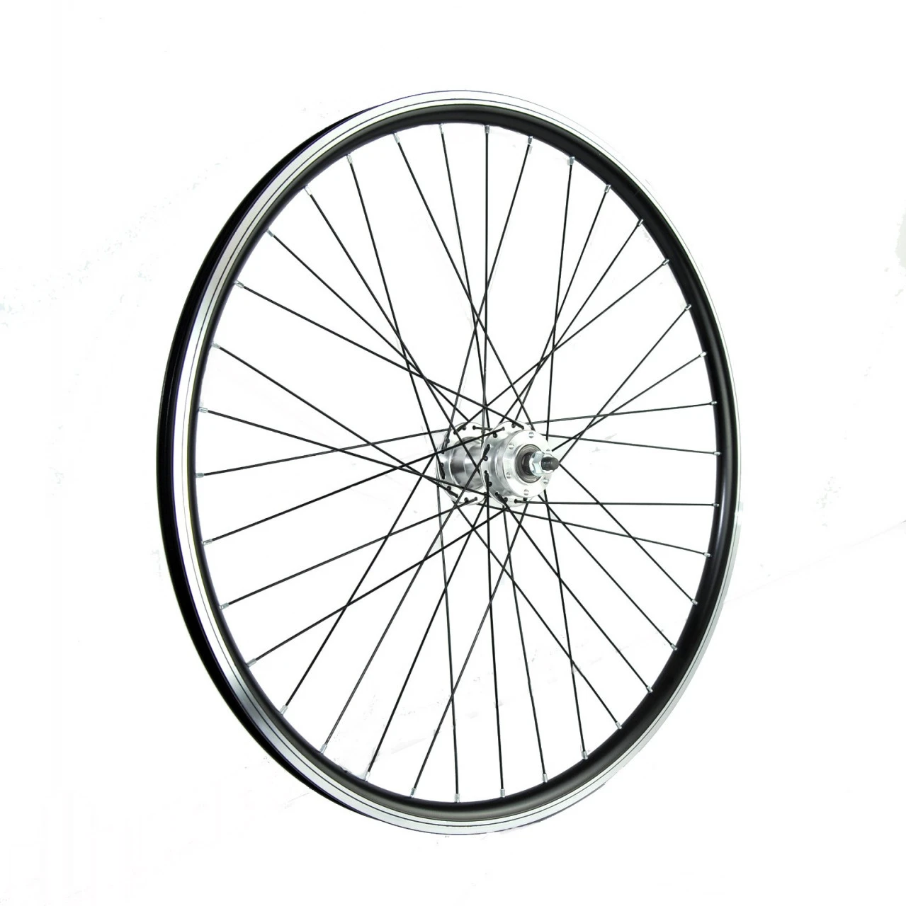 1. Roata fata 26 Fivestars disc, negru