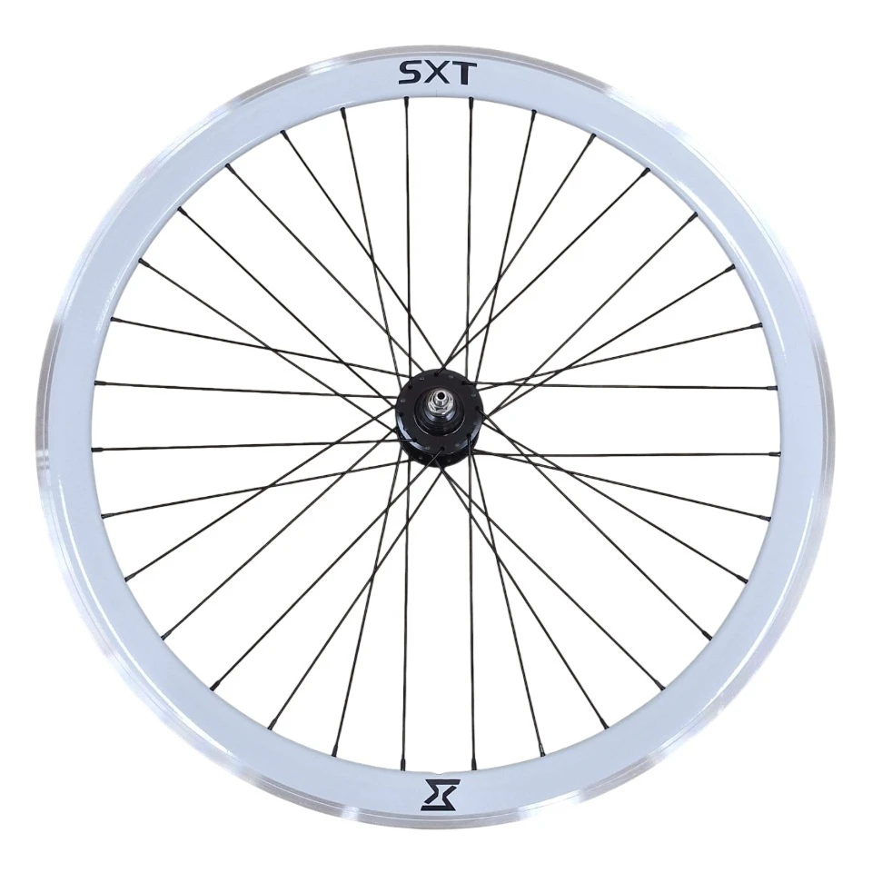 1. Roata Spate Single Speed/Fixie SXT 700-32H 40 mm Alb