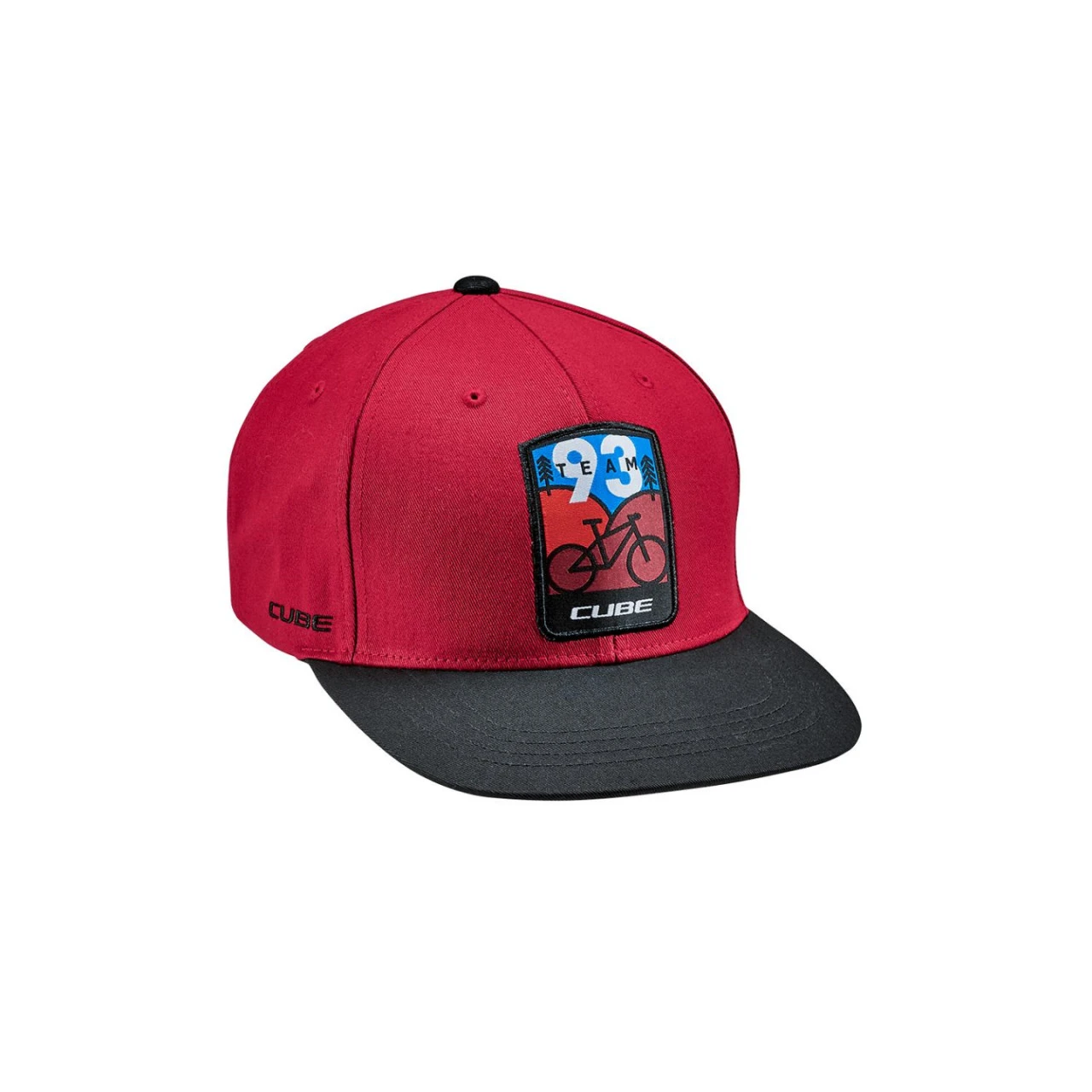 1. Sapca CUBE Freeride Cap Team 93 Red'N'Black Rosu-Negru