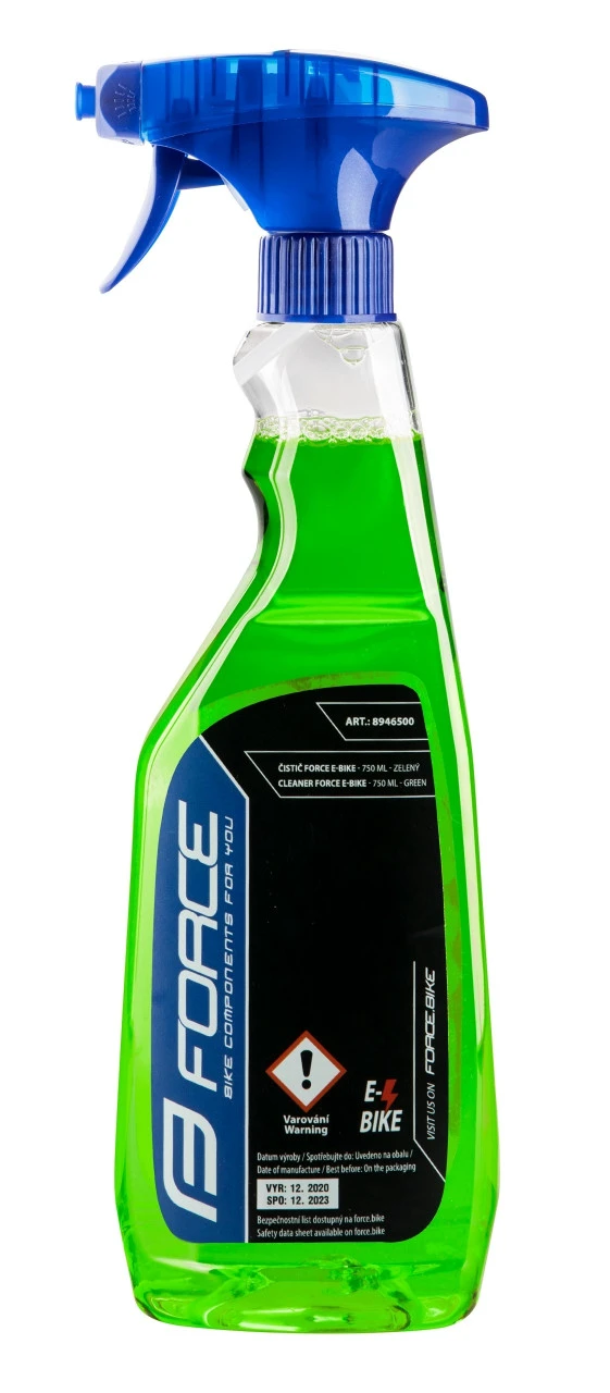 1. Solutie curatare Force E-Bike cu pulverizator 0.75L verde