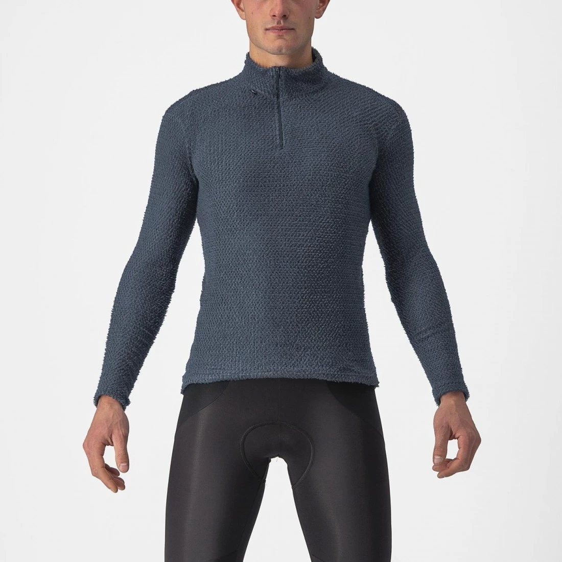 1. Tricou cu maneca lunga Castelli Cold Day 2nd Layer, Bleumarin, M