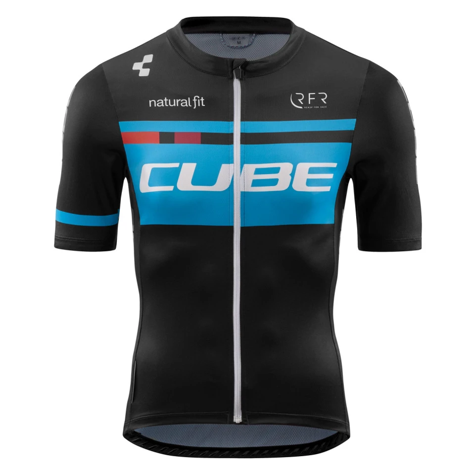 1. TRICOU CUBE TEAMLINE COMPETITION BLACK BLUE L