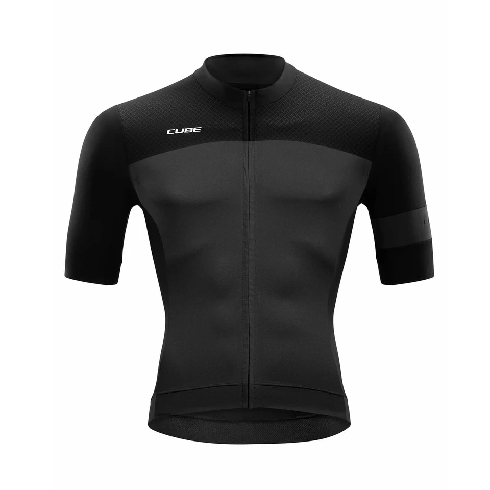 1. Tricou maneca scurta CUBE Blackline Negru