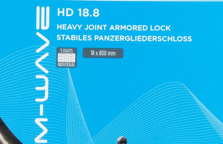3. Antifurt cu Cifru M-WAVE "HD 18.8" cu Armura Articulara