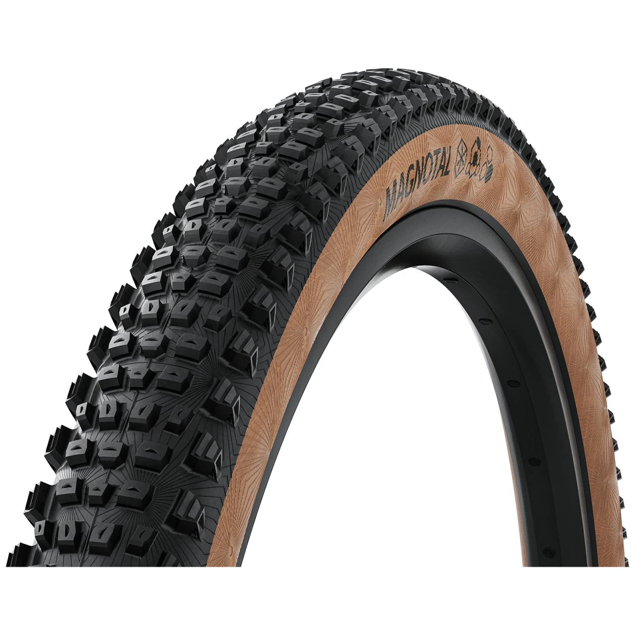 1. Anvelopa pliabila Continental Magnotal Trail Grip 60-622 (29 X 2.40) Grip comp, Tubeless Ready, black/transparent