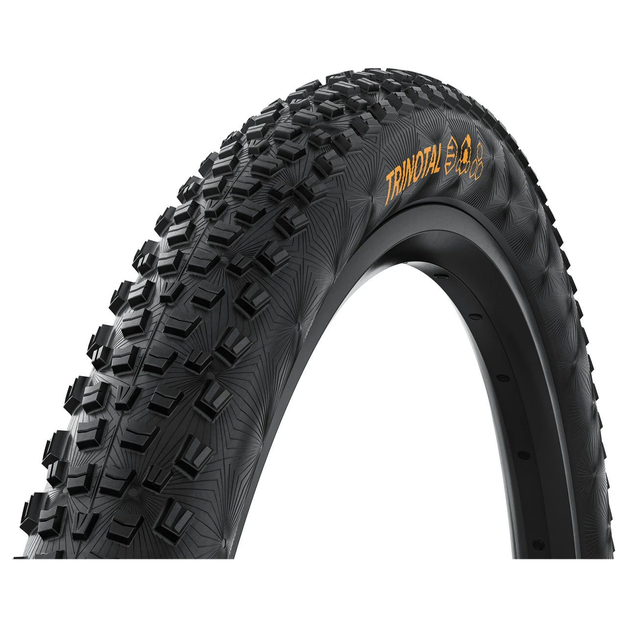 1. Anvelopa pliabila Continental Trinotal Trail Grip 55-622 (29 X 2.20) Grip comp, Tubeless Ready, black/black
