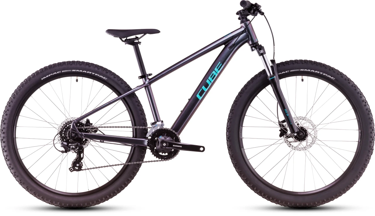 1. BICICLETA CUBE ACID 260 DISC GALACTIC CYAN roti 26"