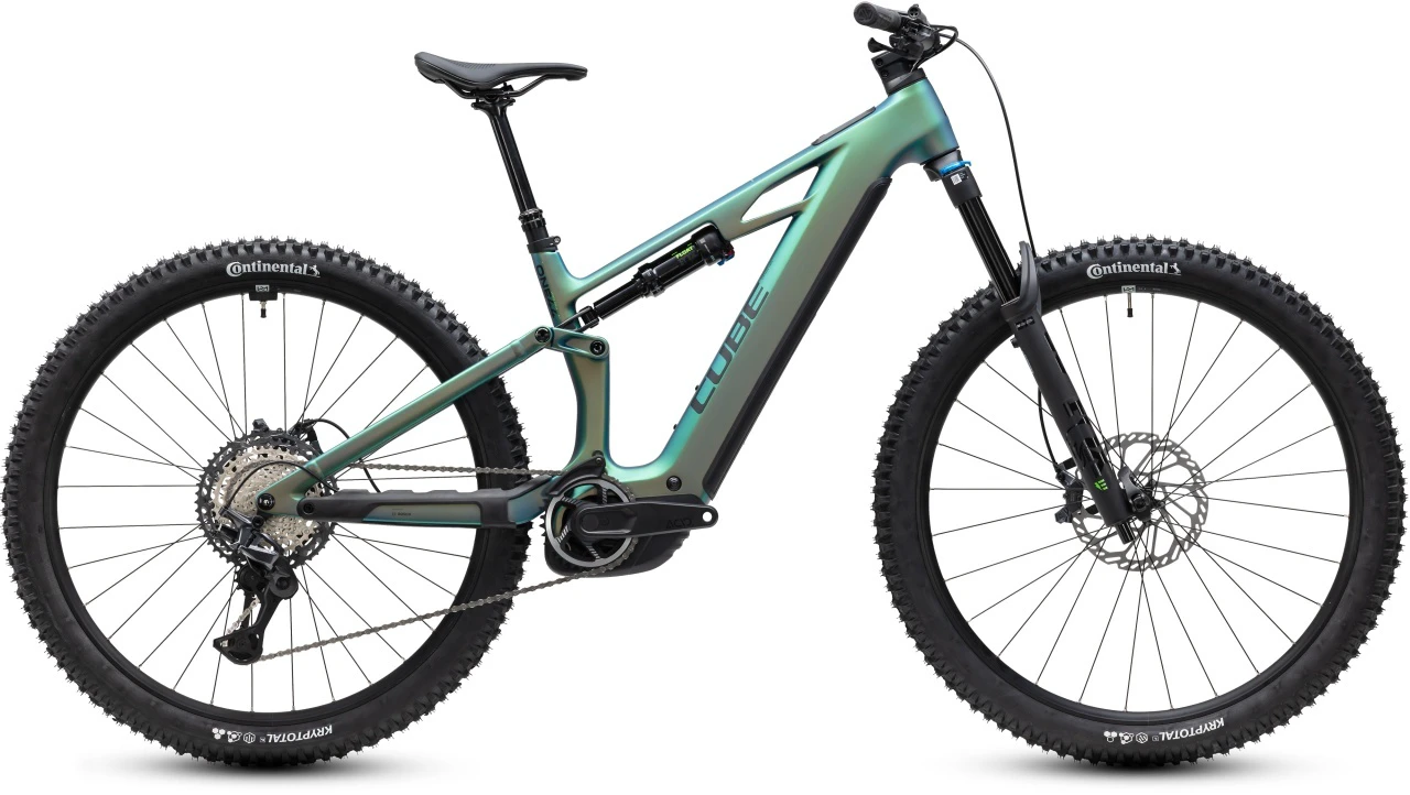 1. BICICLETA ELECTRICA CUBE STEREO HYBRID ONE44 HPC SLX 800 JUNGALI BLACK 2027 cadru L (20") - roti 29