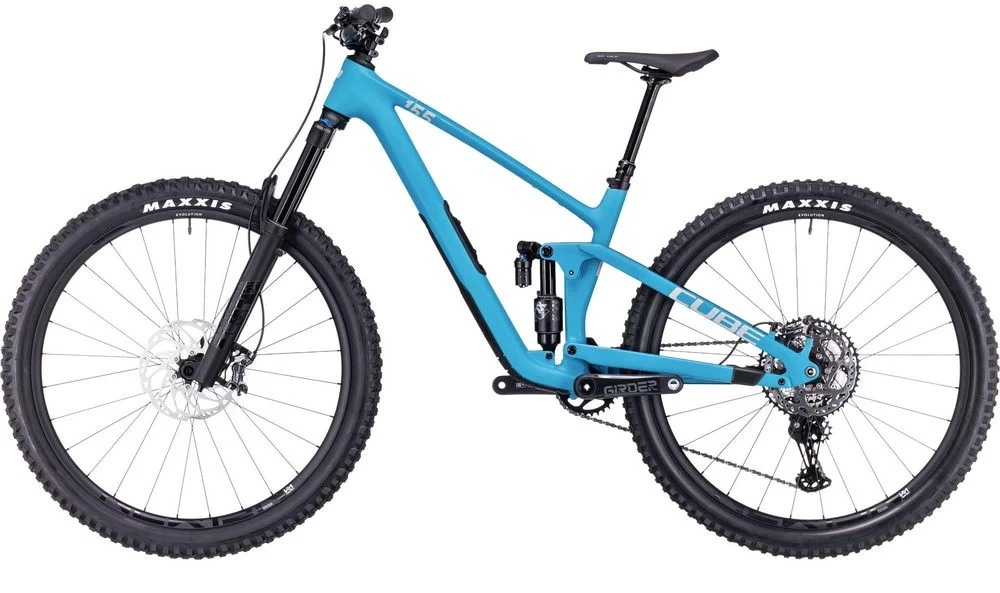 4. Bicicleta Full Suspension CUBE Stereo ONE55 C:62 SLX 29 Bondiblue'n'Grey