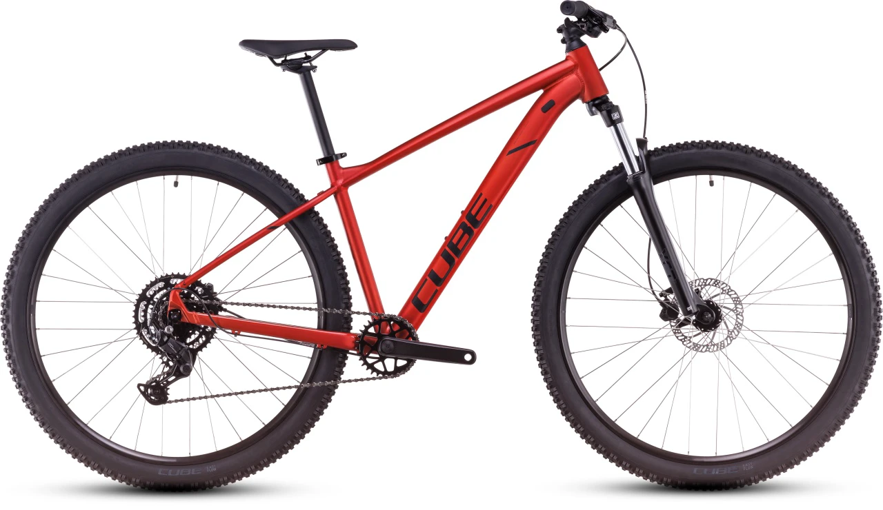 1. Bicicleta MTB Hardtail CUBE Aim Pro fireorange´n´black