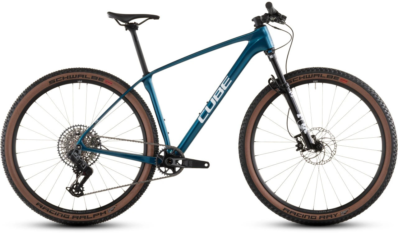 1. BICICLETA MTB Hardtail CUBE REACTION C:62 SLX ELECTRICBLUE WHITE
