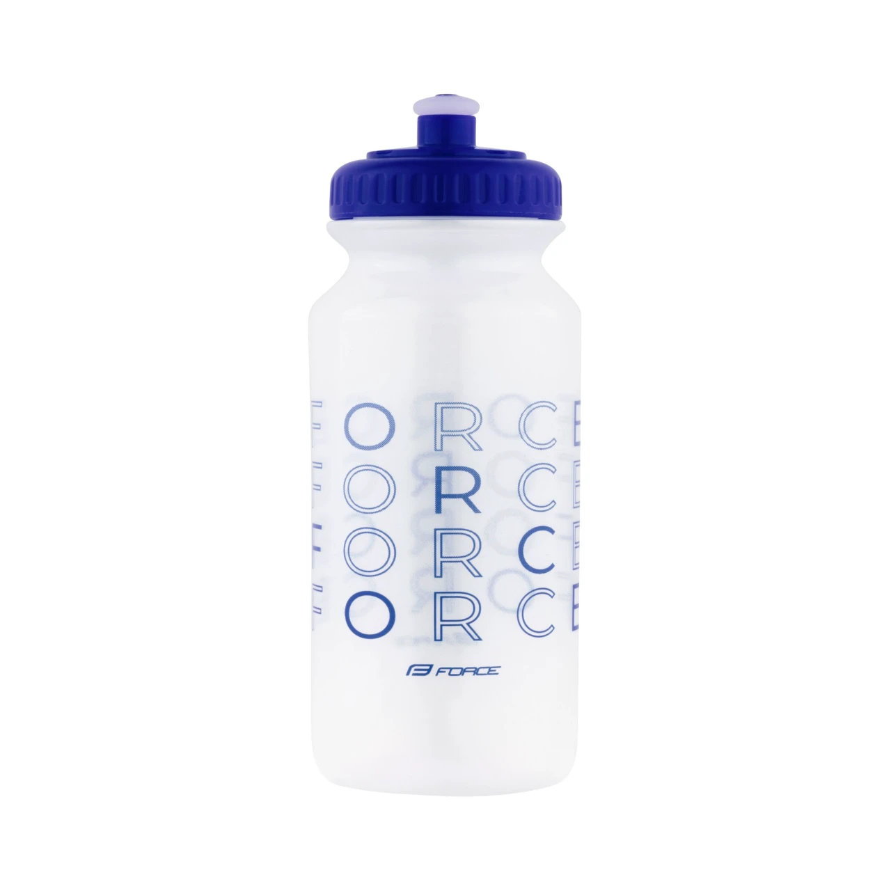 1. Bidon Force ENJOY 500ml, transparent-albastru