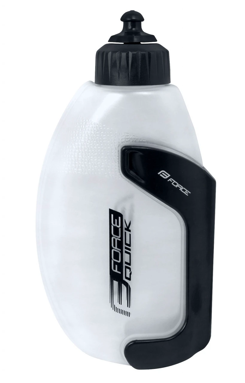 1. Bidon Force Quick timetrial 0.58l cu suport, transparent