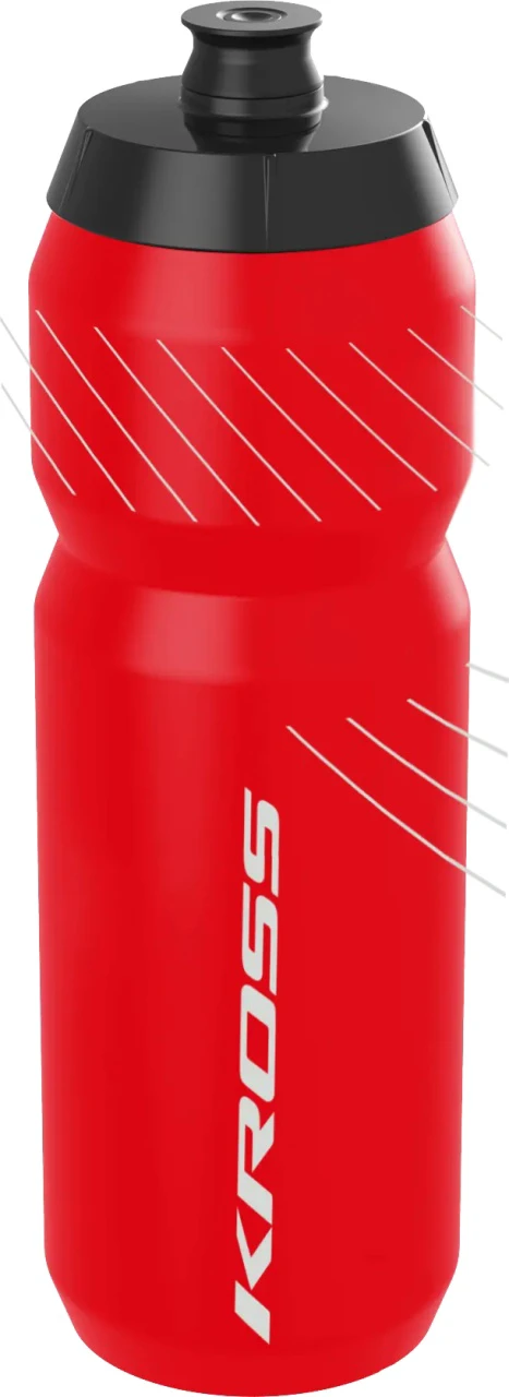1. BIDON Hidratare de bicicleta KROSS SPORT ULTRALIGHT 750ML ROSU