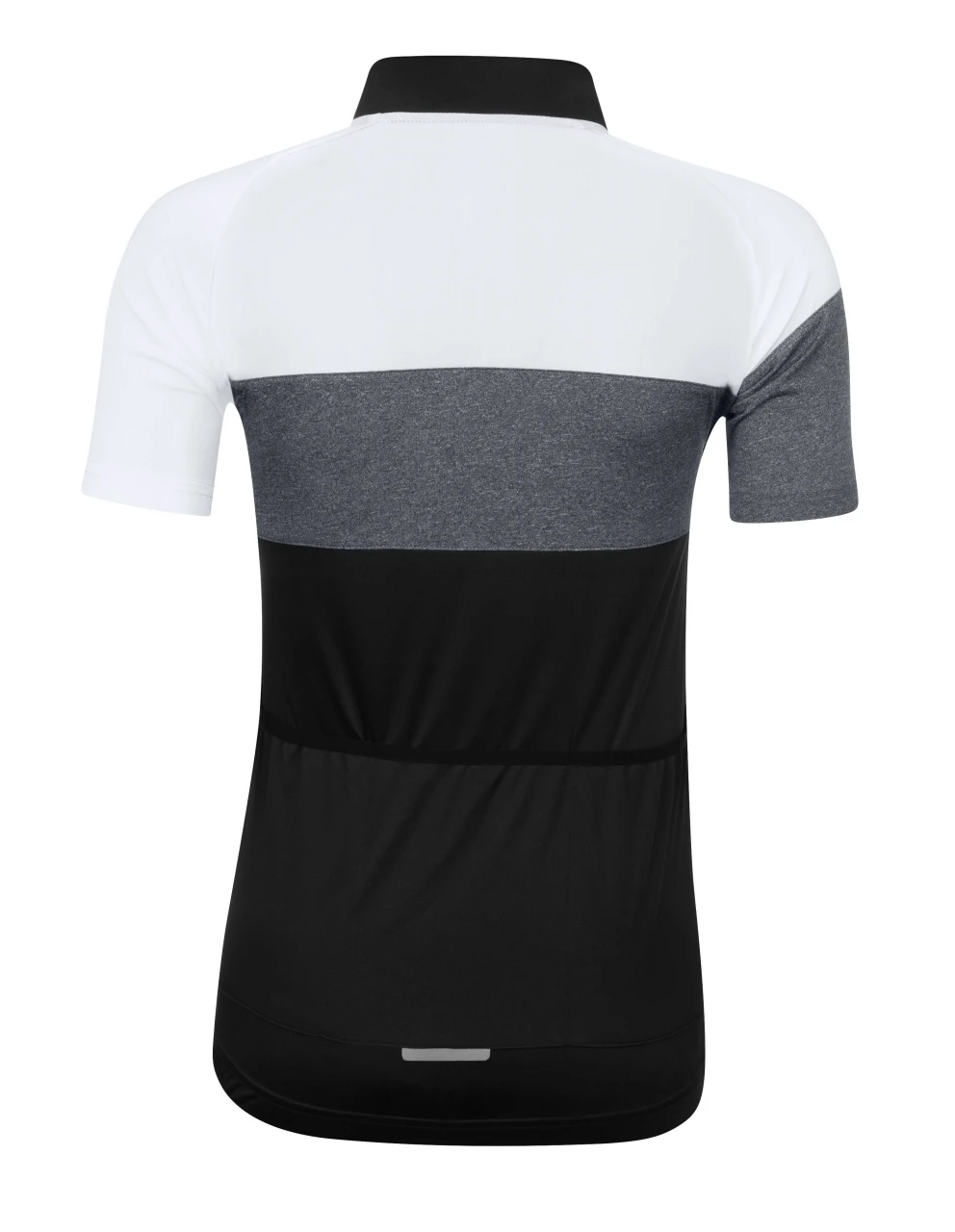 2. Bluza ciclism Force View Lady maneci scurte negru/alb/gri XL