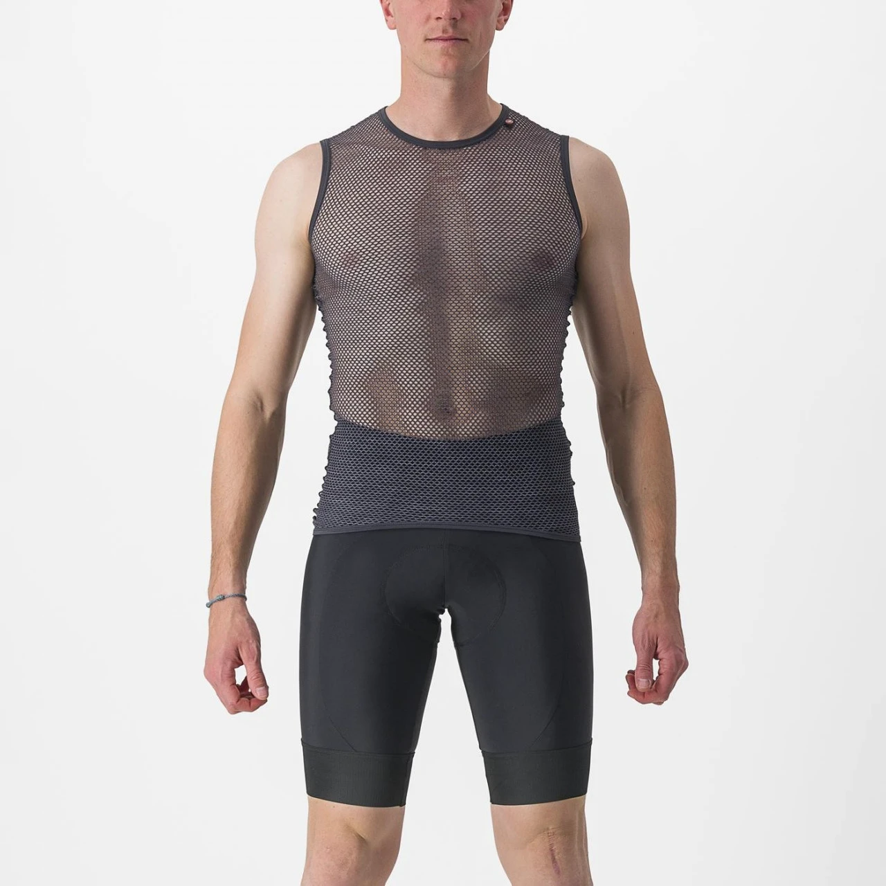 3. Bluza corp fara maneci Castelli Miracolo Wool SL, Gri, S