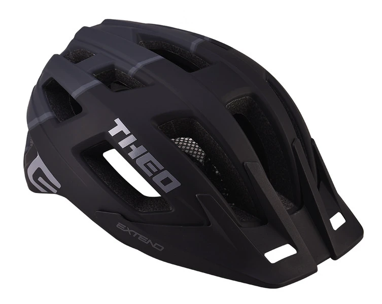 1. Casca EXTEND THEO M/L(58-62 cm) Negru-Grey