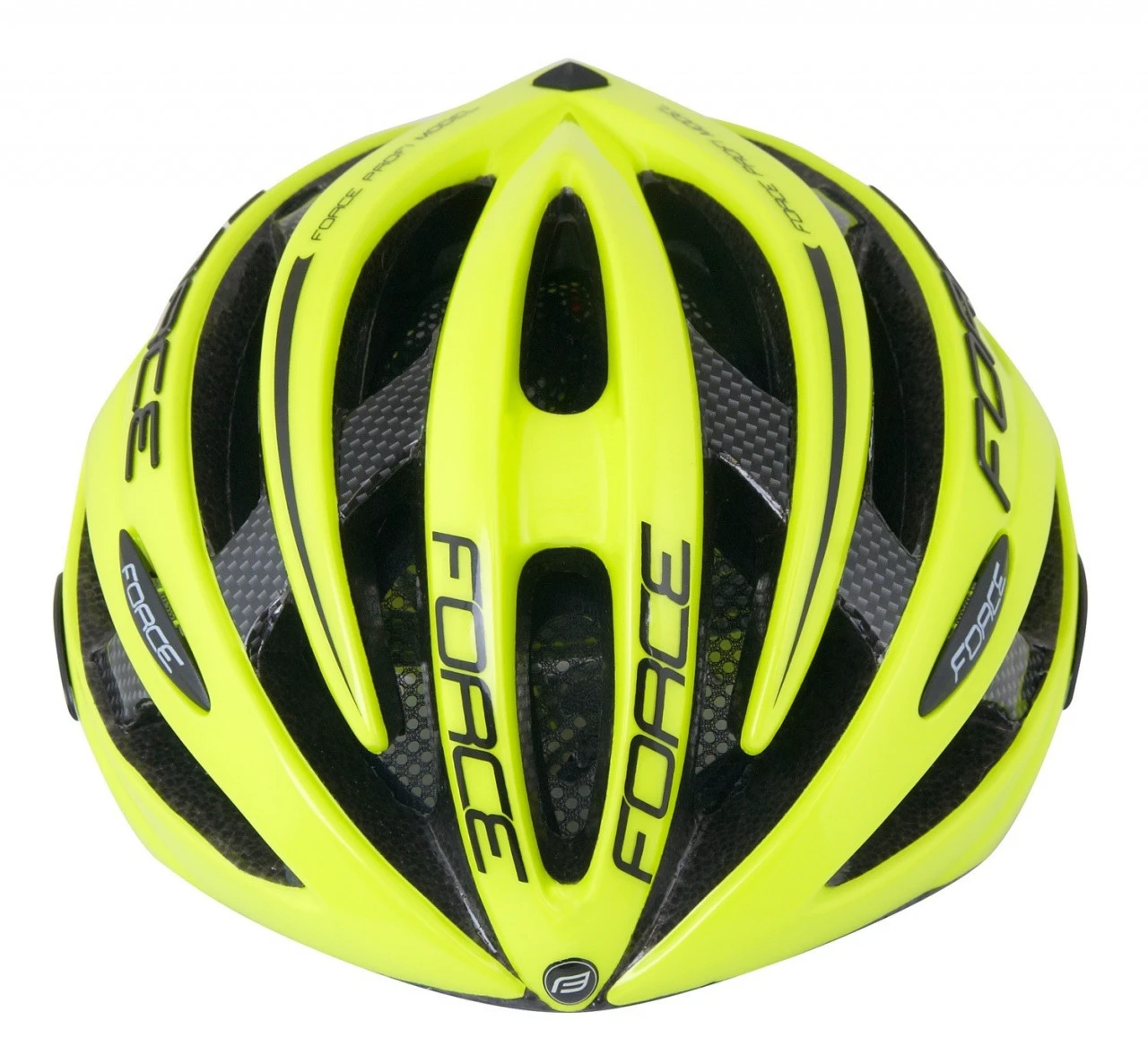 1. Casca Force Road Pro, fluo/albastru S-M (54-58 cm)