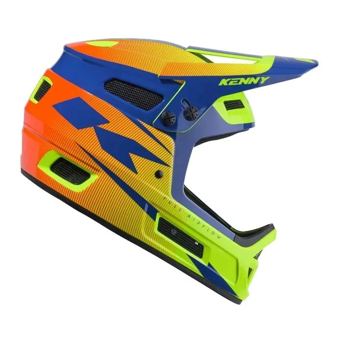 2. CASCA FULL FACE Kenny Downhill ELITE Navy Neon Yellow