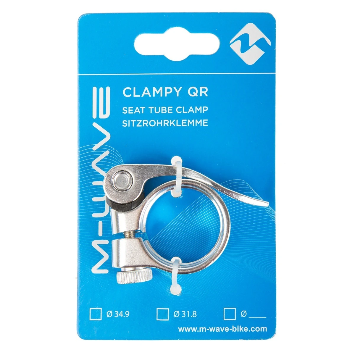 4. Colier Tija Sa M-WAVE "CLAMPY QR"-31.8 mm Silver