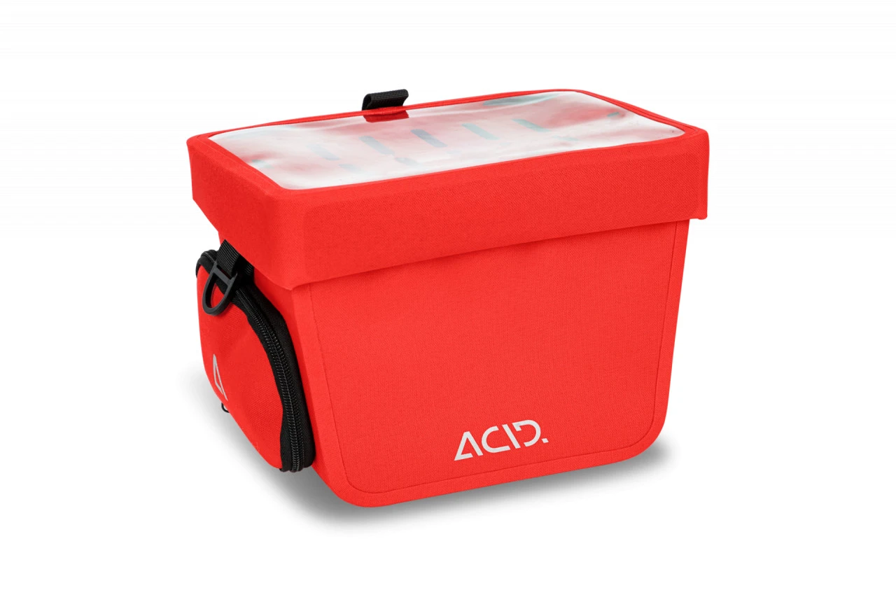 1. COS ACID PANNIERS TRAVLR FRONT PRO 7 FILINK Flame Black