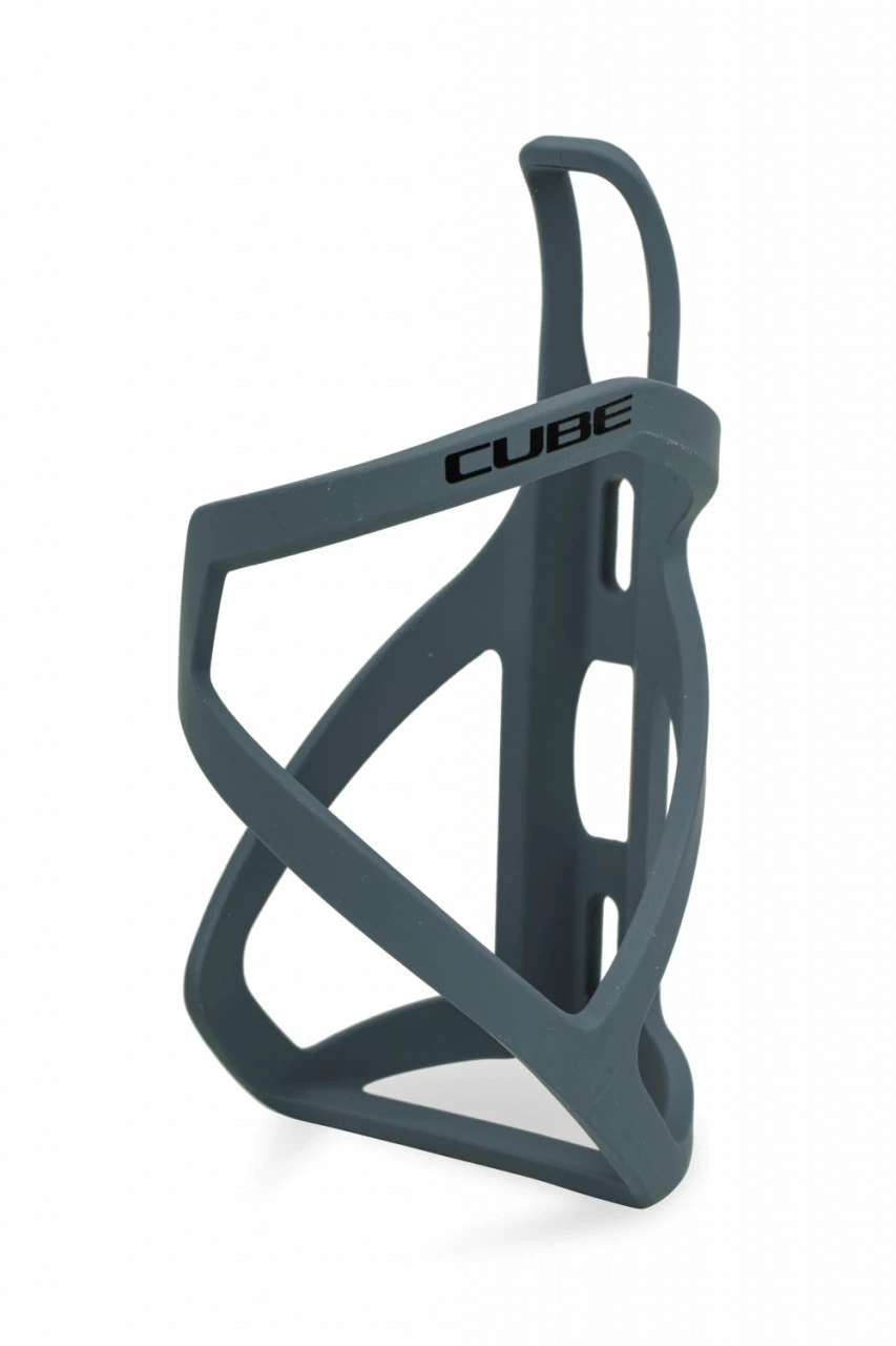1. CUBE Bottle Cage HPP Left-Hand Sidecage matt greyglossy black