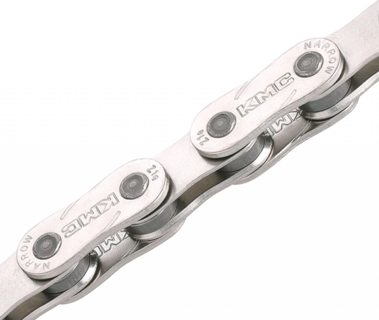 2. Lant KMC Z1eHX Narrow Silver Single-Speed E-Bike 112 Zale