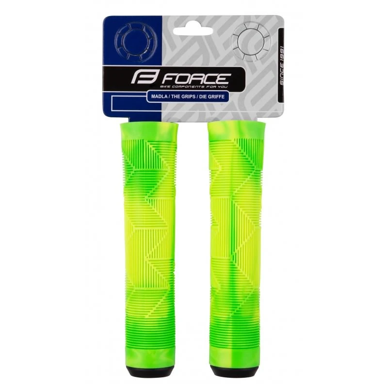 1. Mansoane Force BMX 145, cauciuc, Verde-galben