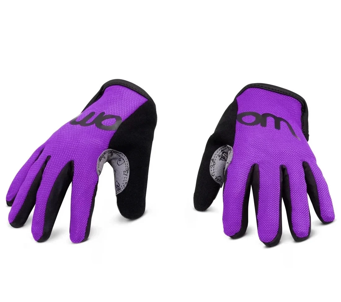 1. Manusi ciclism pentru copii WOOM Purple Haze