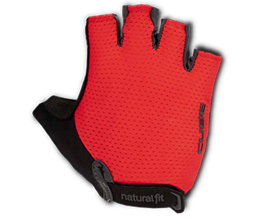 1. Manusi CUBE WS Short Finger Natural Fit Rosu