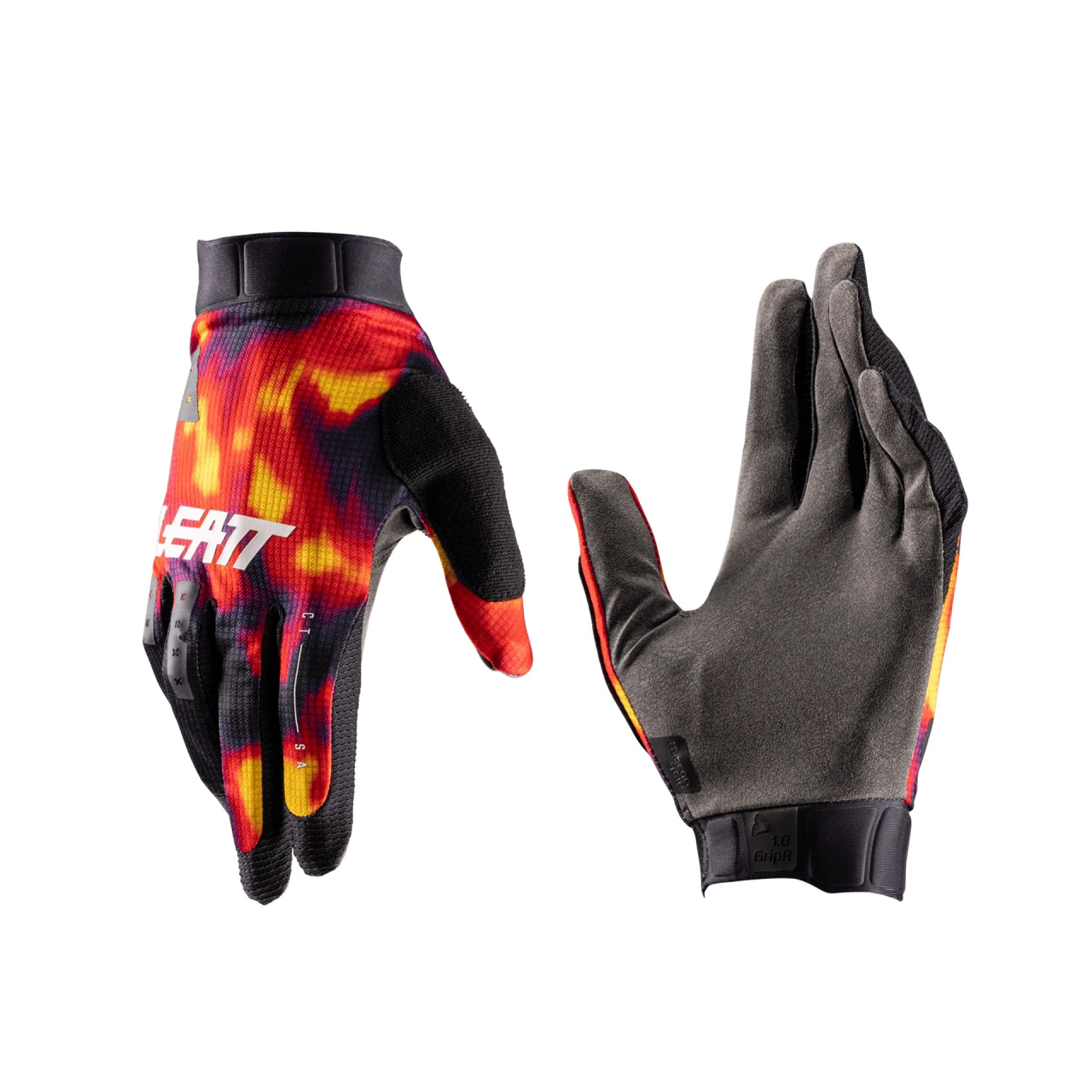 2. Manusi Leatt MTB 1.0 GripR Heatmap Red XL