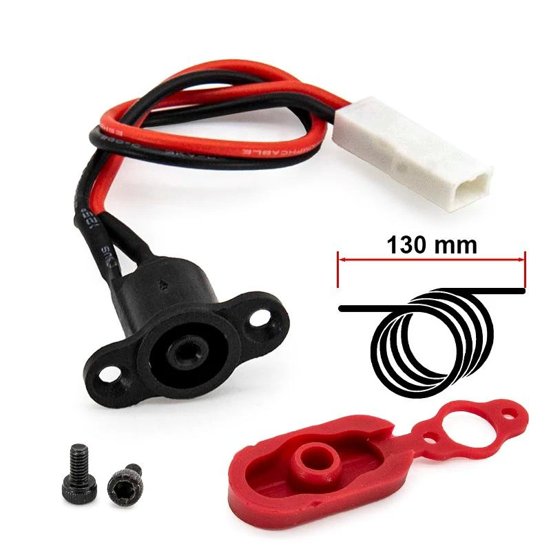 1. Port incarcare DC 8mm cu capac pentru Xiaomi M365 si Pro