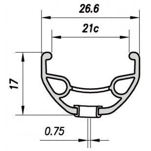 4. Roata Fata SXT 29(622x21C) KARMA-NOVATEC 9x110 mm QR 32H
