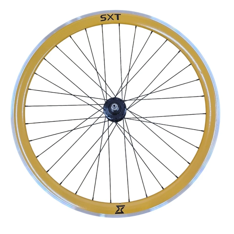 1. Roata Spate Single Speed/Fixie SXT 700-32H 40 mm Portocaliu