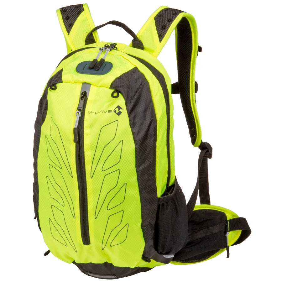 1. Rucsac M-WAVE "BP BACK" Galben Neon/Negru