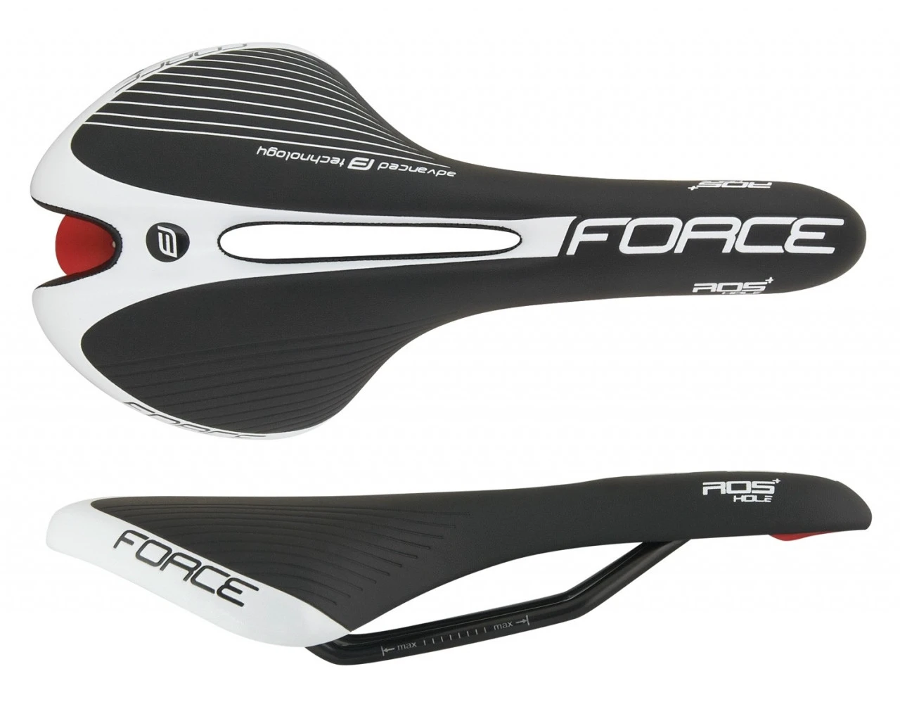 1. Sa Force Ros Hole negru/alb