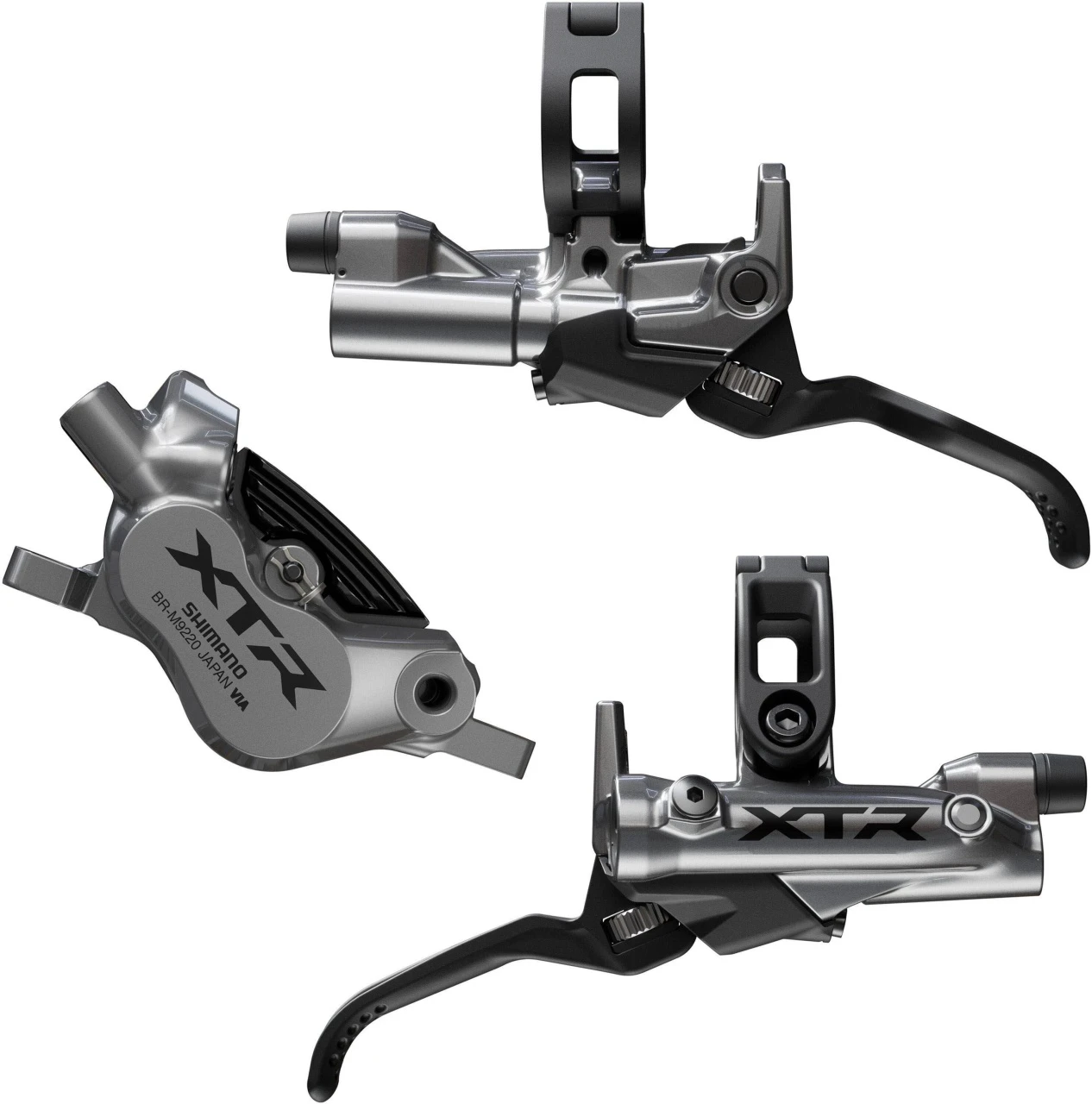 2. SET FRANE DE BICICLETA SHIMANO XTR BL-M9220 IN 4 PISTOANE F+S