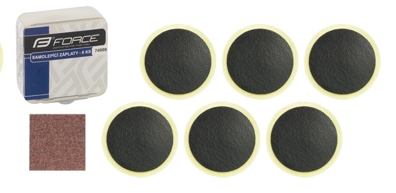 1. Set reparatie pana Force 6 petece autoadezive