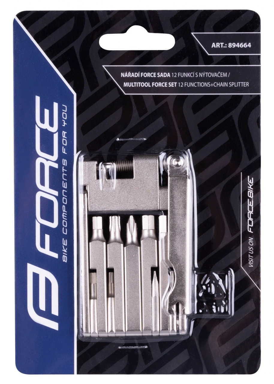 3. Set scule Force 12 functii cu cheie lant