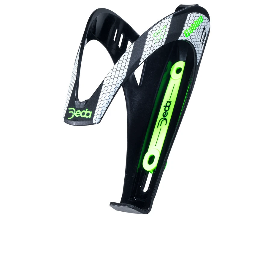 1. Suport Bidon Plastic DEDA "Gabbia" Negru/Verde