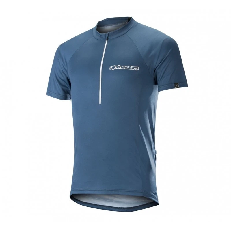 1. Tricou Alpinestars Elite S/S Jerdey Poseidon Blue/White
