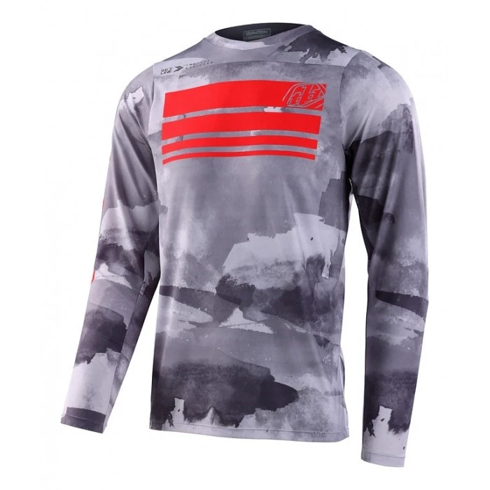 1. Tricou Bicicleta Troy Lee Designs Skyline Blocks Cement