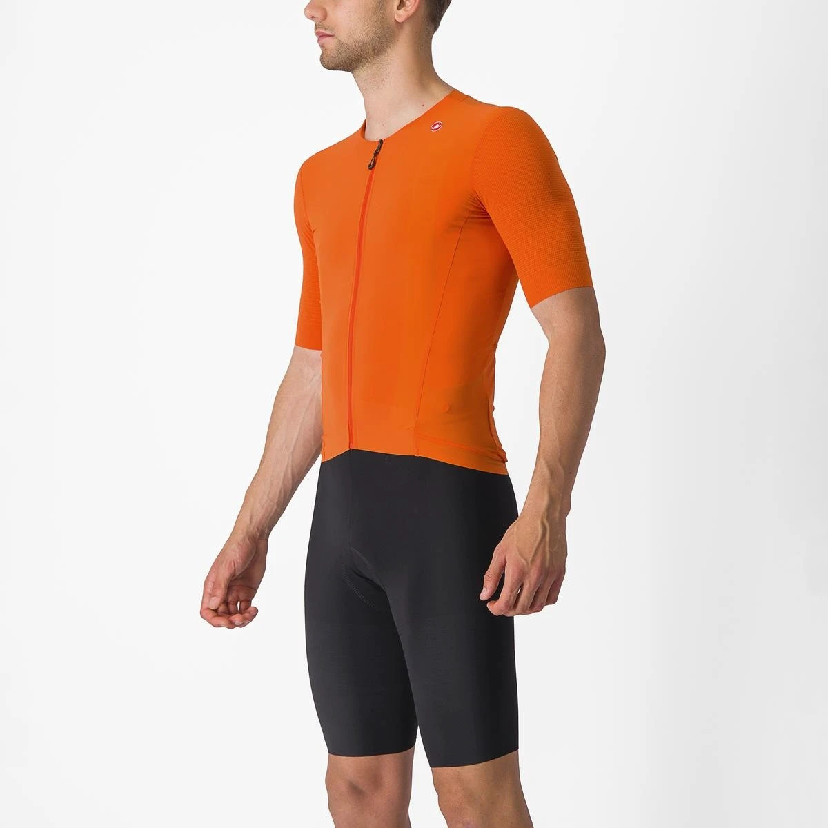 3. Tricou cu maneca scurta Castelli Premio Black, Portocaliu, M