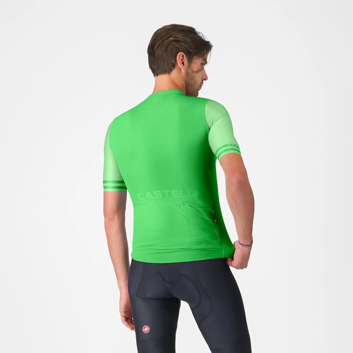 2. Tricou cu maneca scurta Castelli Prologo Lite 2, pentru barbati, verde M
