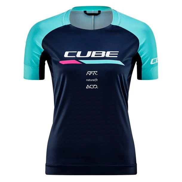 1. Tricou CUBE Teamline WS Round Neck Jersey S/S Blueint