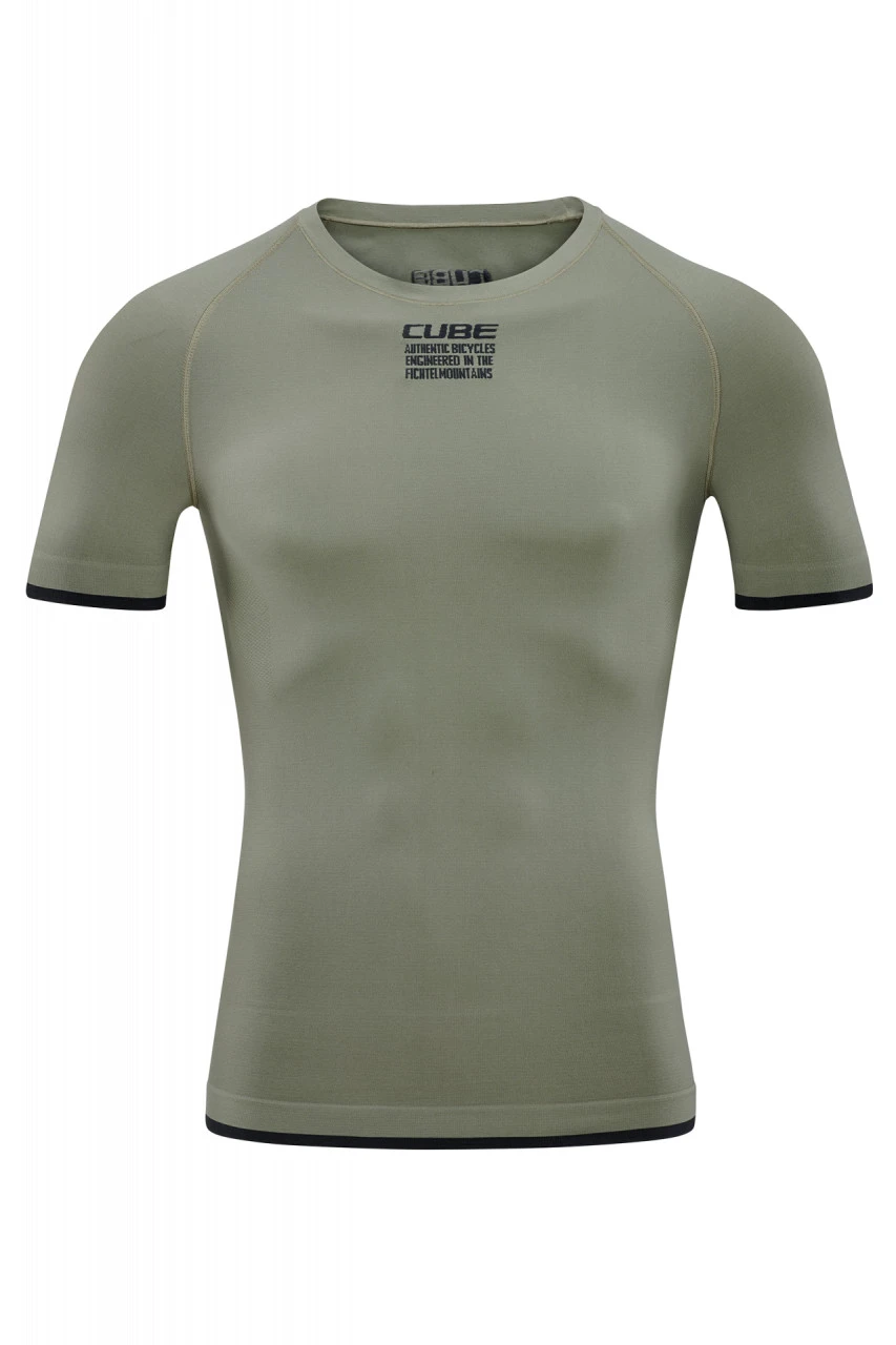 1. Tricou Under CUBE Baselayer Race Be Cool S/S Olive
