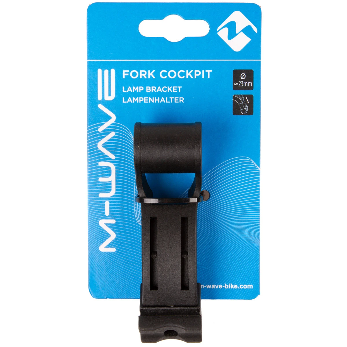 2. Adaptor prindere Far pe Furca M-WAVE FORK COCKPIT Negru