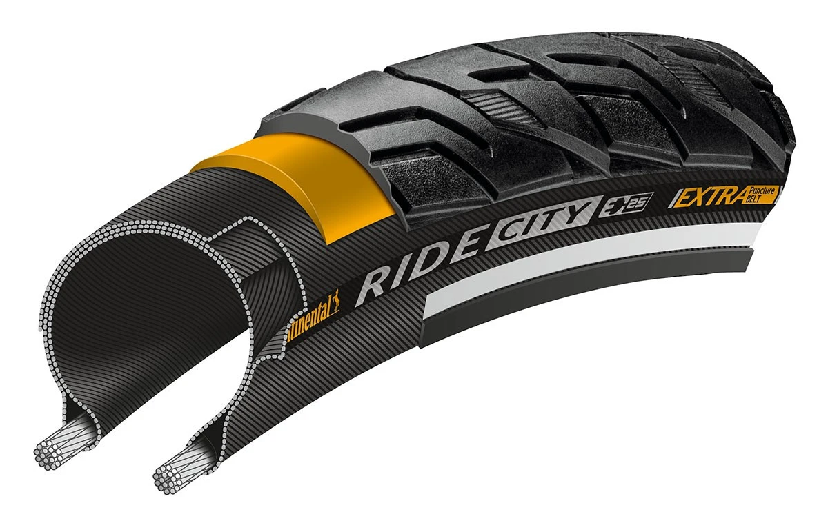 1. Anvelopa Continental Ride City Reflex EXTRa PunctureBelt 32-622 (28x1 1/4x1 3/4)